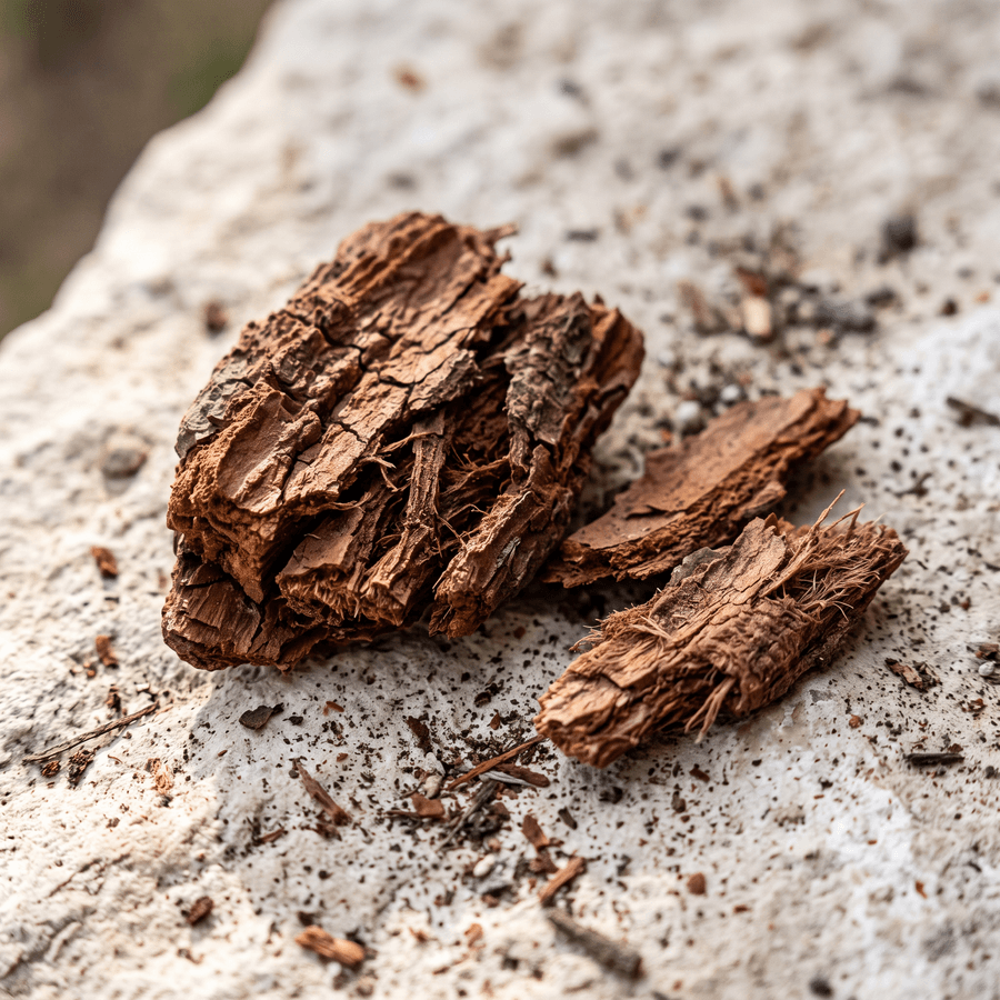 Pine bark macro